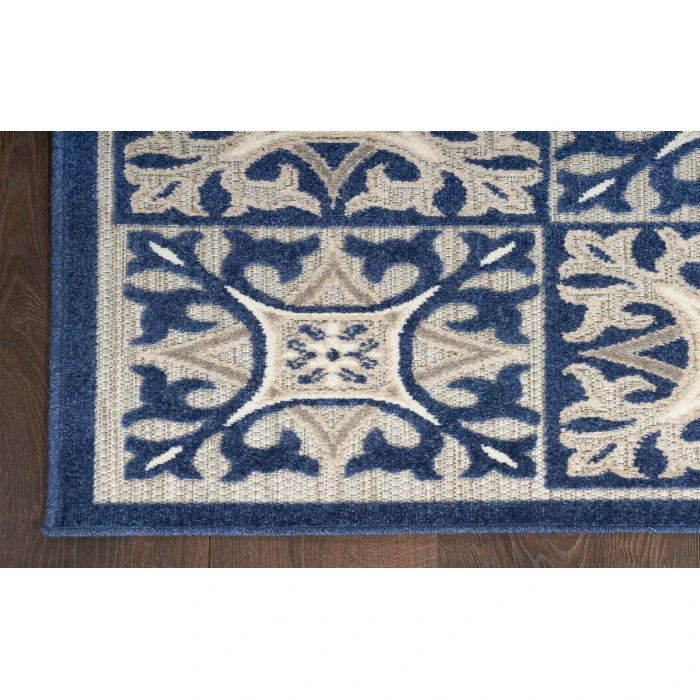 Nourison Aloha Blue ALH34 2 ft. 8 in. X 4 ft. Rectangle Rug