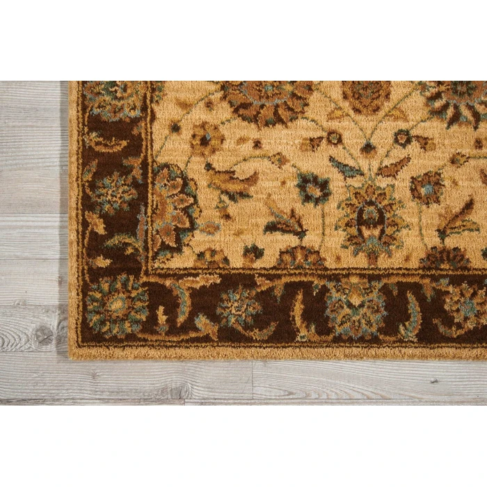 Nourison Home Living Treasures Brown LI05 3ft.6in. x 5ft.6in. Rect. Rug
