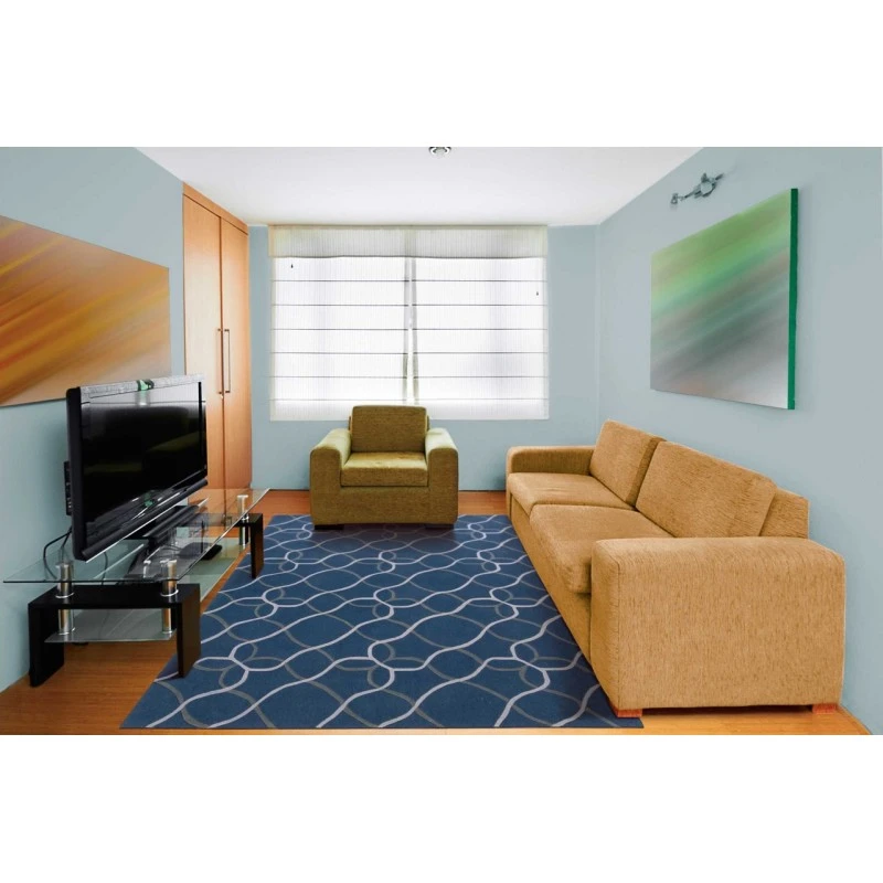 Nourison Contour Area Rug CON41-Denim