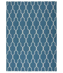 Nourison Home & Garden RS087 Navy 7 ft. 9 in. X 10 ft. 10 in. Area Rug