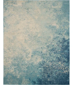 Nourison Home Passion PSN10 Navy Light Blue 6 ft. 7 in. X 9 ft. 6 in. Area Rug