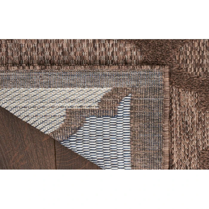 Nourison Easy Care Brown NES01 2 ft. X 4 ft. Rectangle Rug