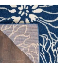 Nourison Passion Area Rug PSN17 Navy/Ivory 2'2" x 10'