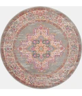 Nourison Passion Round Area Rug PSN03-Grey
