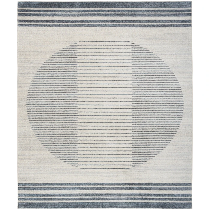 Nourison Astra Machine Washable Area Rug ASW05 Ivory Blue