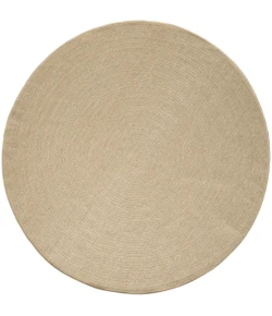 Nourison Home Tulum TLM04 Taupe Ivory 8 ft. Round Area Rug