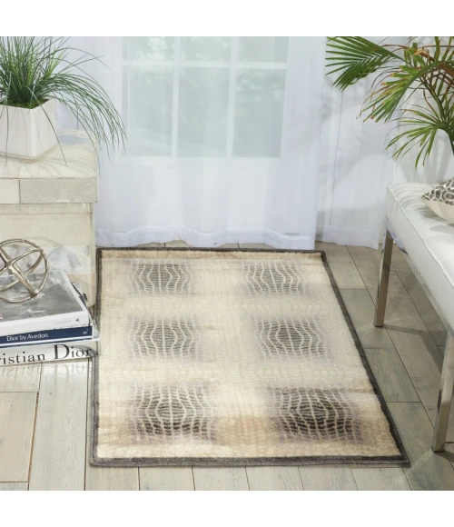 Nourison Home Utopia Shell UTP01 3ft.6in. x 5ft.6in. Rect. Rug