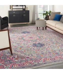 Nourison Home Passion PSN20 Light Grey Pink 12 ft. X 18 ft. Area Rug