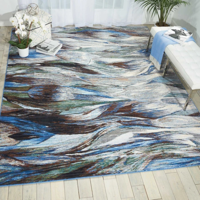 Nourison Chroma Area Rug CRM01-Aegean