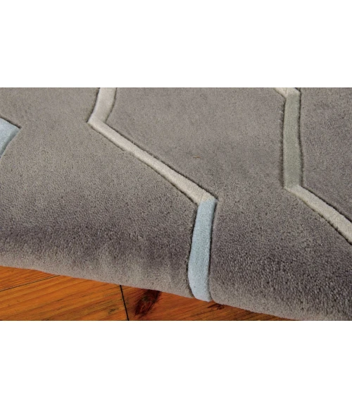 Nourison Home Contour Black CON43 8ft. x 10ft.6in. Rect. Rug