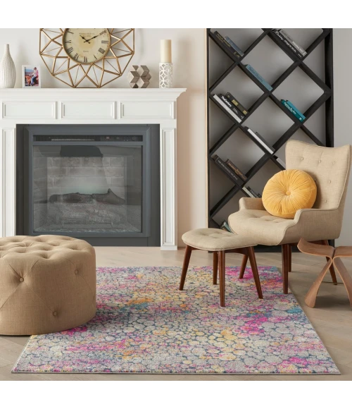 Nourison Passion Area Rug PSN34-Yellow Multi