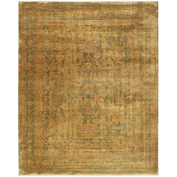 Nourison Luxurious Olive LRS01 5 ft. X 7 ft. Rect. Rug