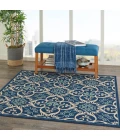 Nourison Caribbean Square Area Rug CRB02-Navy