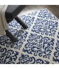 Nourison Grafix Area Rug GRF06-White/Blue