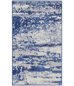 Nourison Home Whimsicle WHS06 Ivory Navy 3 ft. X 5 ft. Area Rug