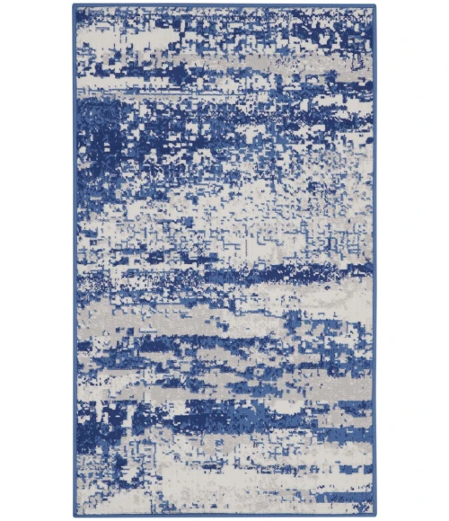Nourison Whimsicle Area Rug WHS06-Ivory Navy