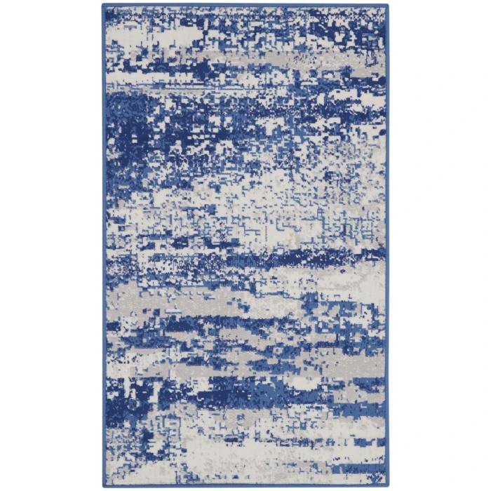 Nourison Whimsicle Area Rug WHS06-Ivory Navy
