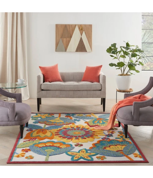 Nourison Aloha Area Rug ALH25-Multicolor