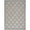 Nourison Home Easy Care NES01 Silver Grey 6 ft. X 9 ft. Area Rug