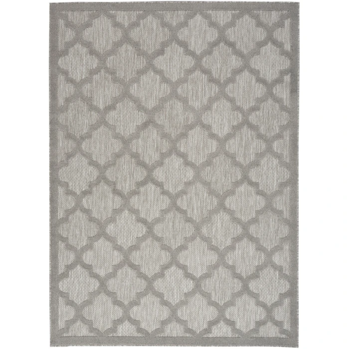 Nourison Easy Care Area Rug NES01 Silver Grey