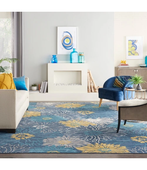 Nourison Passion Area Rug PSN17-Blue