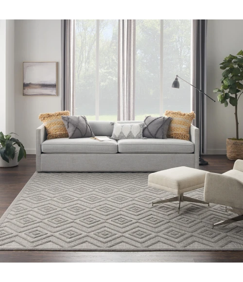 Nourison Versatile Area Rug NRV01 Silver Grey