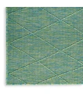 Nourison Washable Solutions Blue/Green WSL01 3 ft. X 5 ft. Rect. Rug