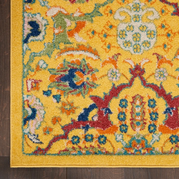 Nourison Allur Area Rug ALR03-Yellow Multicolor