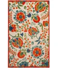 Nourison Aloha Red Multicolor ALH17 6 ft. X 9 ft. Rectangle Rug