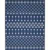Nourison Home Grafix GRF37 Navy 7 ft. 10 in. X 9 ft. 10 in. Area Rug