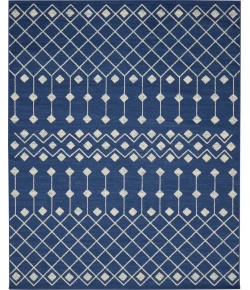 Nourison Home Grafix GRF37 Navy 7 ft. 10 in. X 9 ft. 10 in. Area Rug