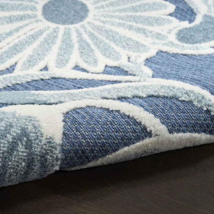 Nourison Aloha Blue ALH33 2 ft. 8 in. X 4 ft. Rect. Rug
