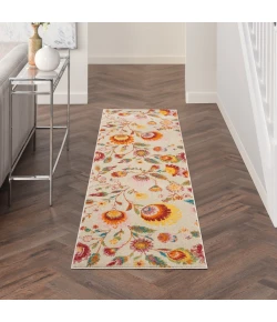 Nourison Home Allur ALR08 Ivory Multicolor 2 ft. 3 in. X 7 ft. 6 in. Area Rug