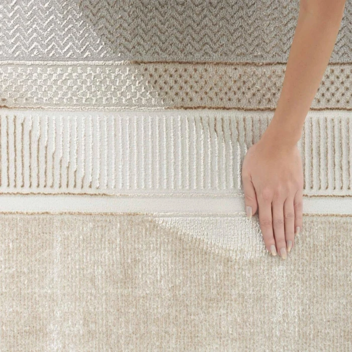 Nourison Glitz Ivory GLZ07 9 ft. X 12 ft. Rect. Rug