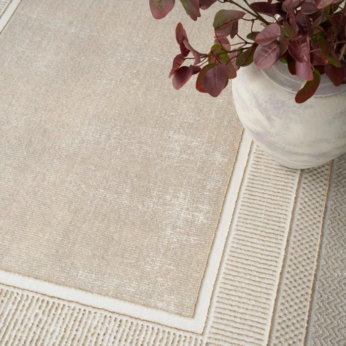 Nourison Glitz Ivory GLZ07 9 ft. X 12 ft. Rect. Rug
