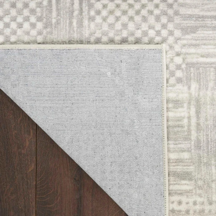 Nourison Glitz Silver Grey GLZ09 5 ft. X 7 ft. Rect. Rug