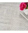 Nourison Glitz Silver Grey GLZ09 5 ft. X 7 ft. Rect. Rug