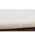 Nourison Serenity Home Ivory Cream SRH05 3 ft. 11 in. X 5 ft. 11 in. Rectangle Rug