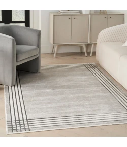 Nourison Home Desire DSR01 Grey Silver 3 ft. 11 in. X 5 ft. 11 in. Area Rug