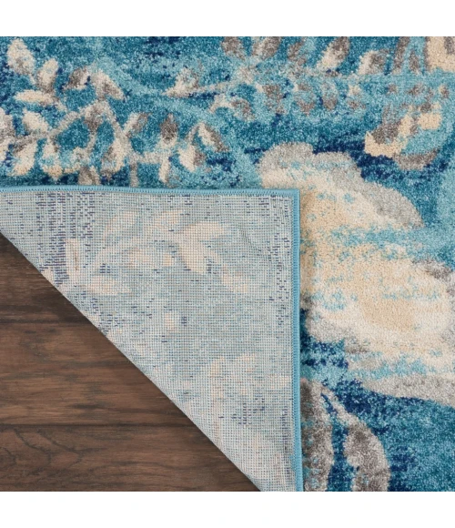 Nourison Tranquil Area Rug TRA02-Turquoise