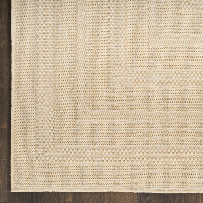 Nourison Tulum Cream TLM04 5 ft. 3 in. X 7 ft. Rect. Rug