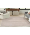 Nourison Washable Essentials Ivory Mocha WAE01 5 ft. 3 in. X 7 ft. 3 in. Rectangle Rug