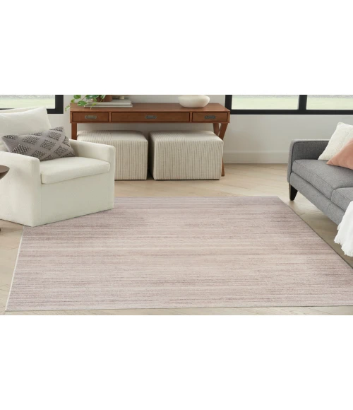 Nourison Washable Essentials Ivory Mocha WAE01 5 ft. 3 in. X 7 ft. 3 in. Rectangle Rug