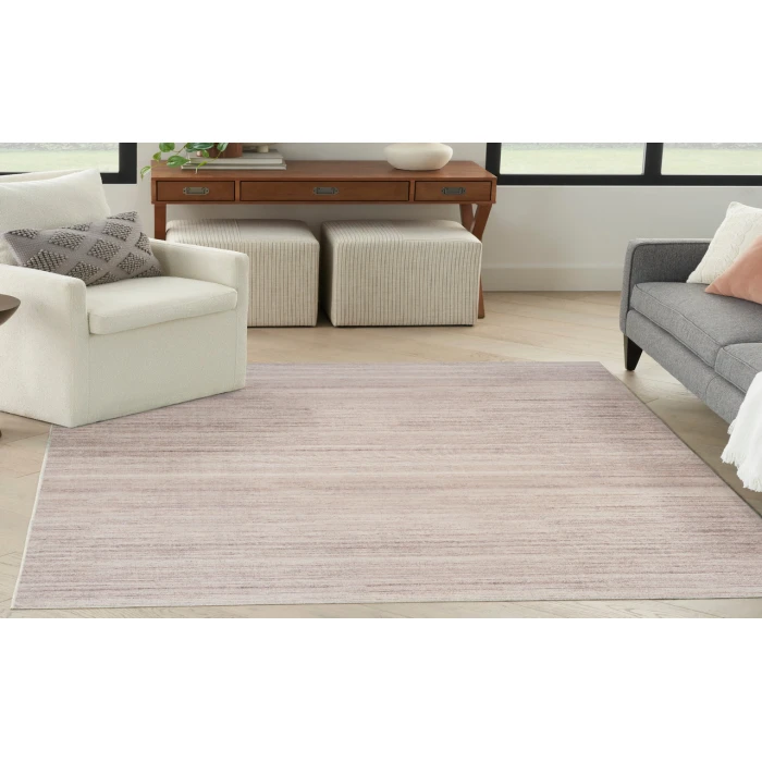 Nourison Washable Essentials Ivory Mocha WAE01 5 ft. 3 in. X 7 ft. 3 in. Rectangle Rug