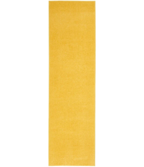 Nourison Essentials Yellow Area Rug NRE01-Yellow
