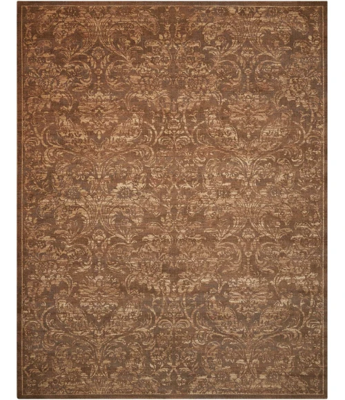 Nourison Silken Allure Area Rug SLK19-Chocolate