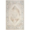 Nourison Home Astra Machine Washable ASW13 Ivory Blue 6 ft. 7 in. X 9 ft. Area Rug
