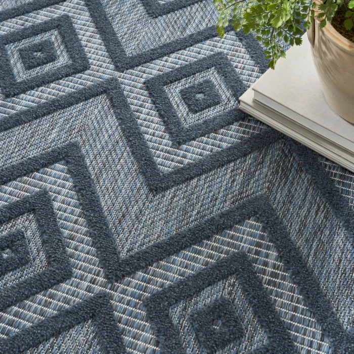 Nourison Versatile Area Rug NRV01 Navy Blue