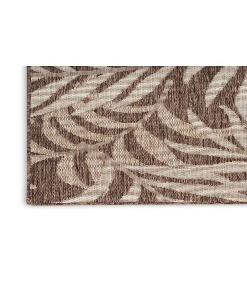Nourison Garden Oasis Mocha GOA01 6 ft. X 9 ft. Rectangle Rug