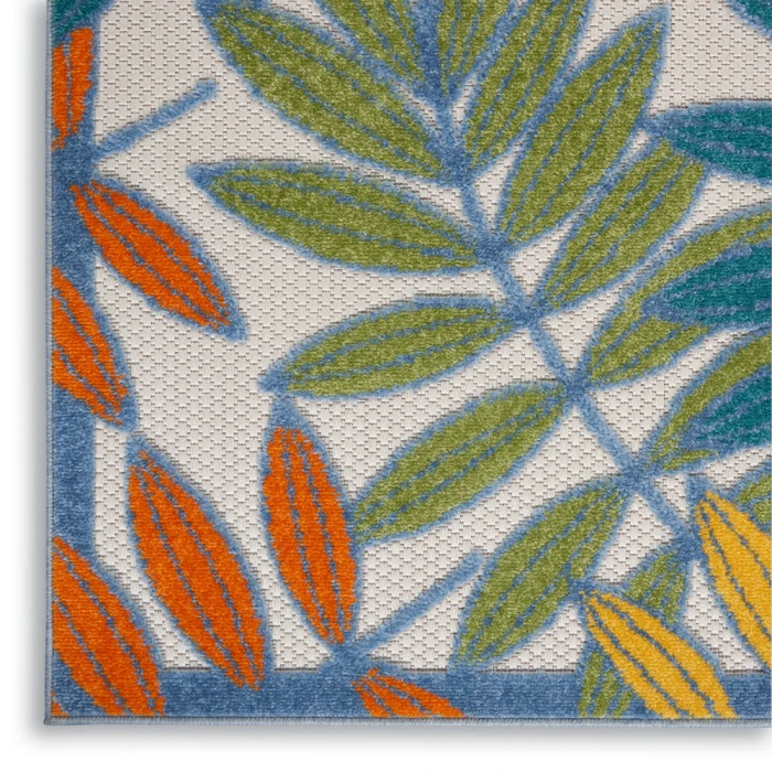 Nourison Aloha Area Rug ALH18 Ivory/Multi